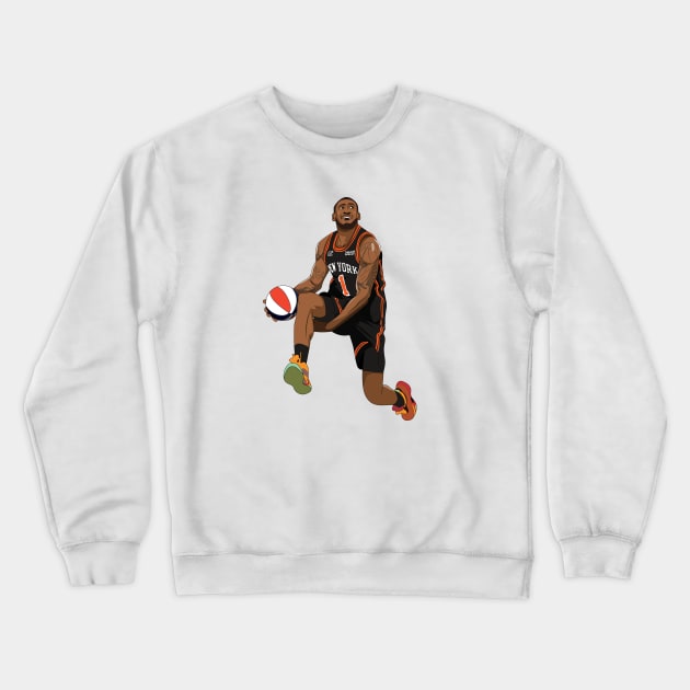 Obi Toppin dunk Crewneck Sweatshirt by xavierjfong